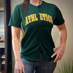 Oakland Athletics A’s Green & Yellow Bradley 22 Baseball Jersey